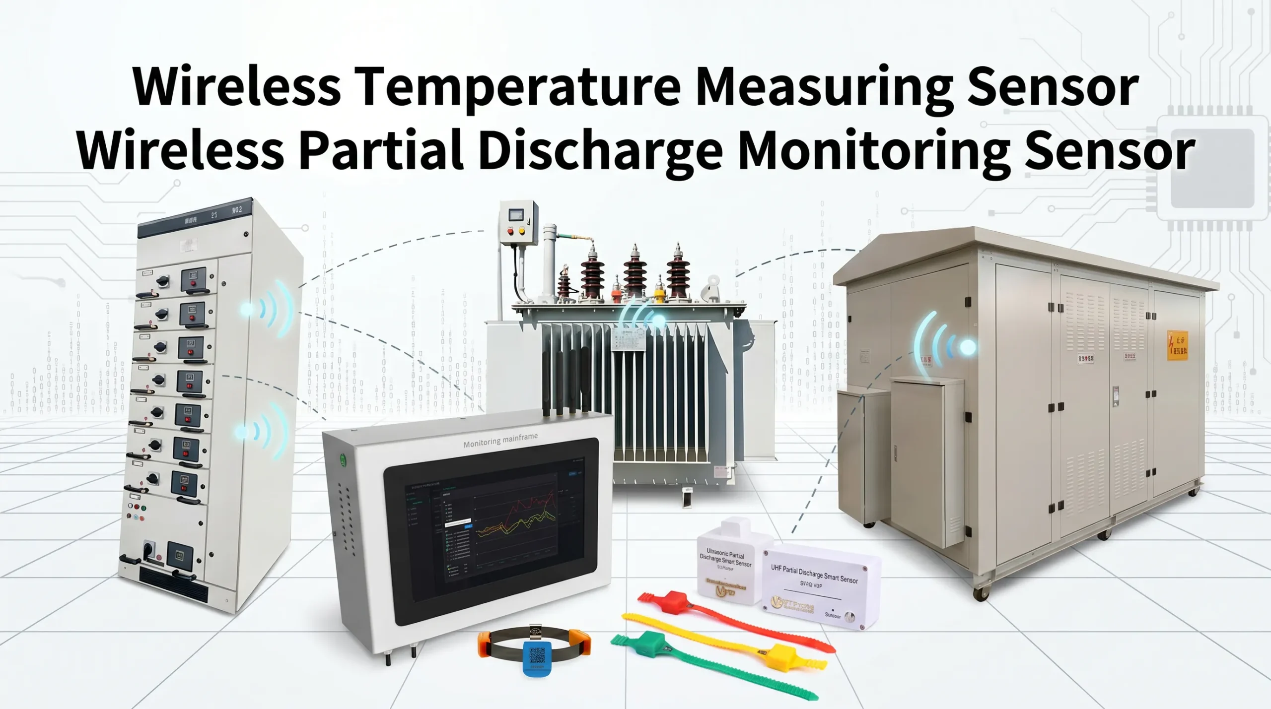 Wireless Temperature Measuring Sensor Wireless Partial Discharge Monitoring Sensor